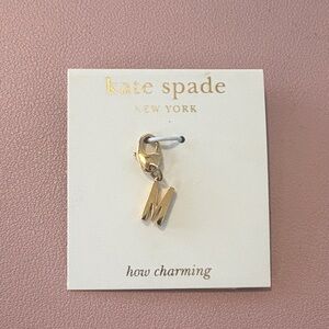 Kate Spade Gold Initial M Charm